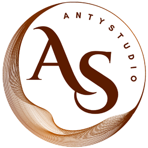logo i naklejka dla sklepu Anty Studio